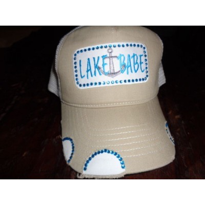 BLING BANTER "Lake Babe" Custom Patch Baseball Cap Trucker Bling  eb-81178591